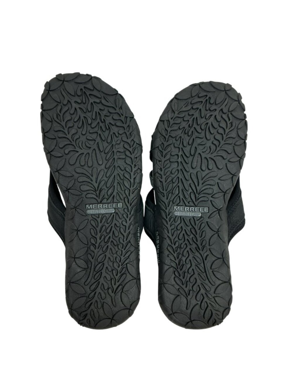 Merrell Terran Slide Nubuck Sandals Womens 8 Black Select Grip Sole - Picture 9 of 12